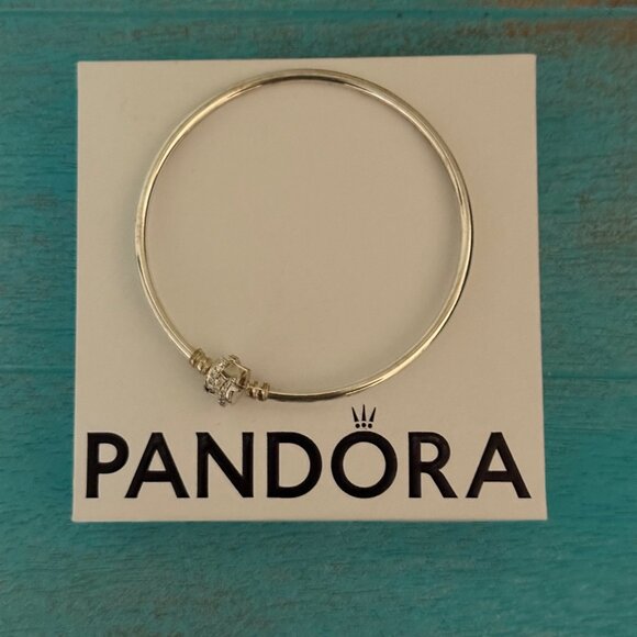Pandora Authentic Sparkling Shooting Star Clasp Bracelet NEW - Picture 1 of 6
